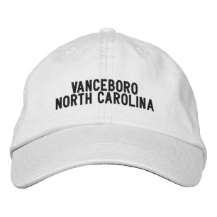 Gorra Bordada Sombrero de Vanceboro Carolina del Norte