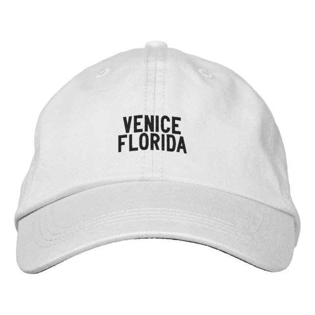 Gorra Bordada Sombrero de Venecia Florida (Anverso)