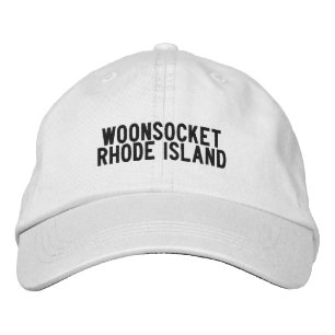 Gorra Bordada Sombrero de WOONSOCKET Rhode Island