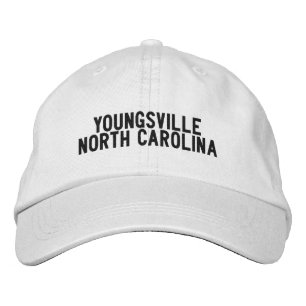 Gorra Bordada Sombrero de Youngsville Carolina del Norte
