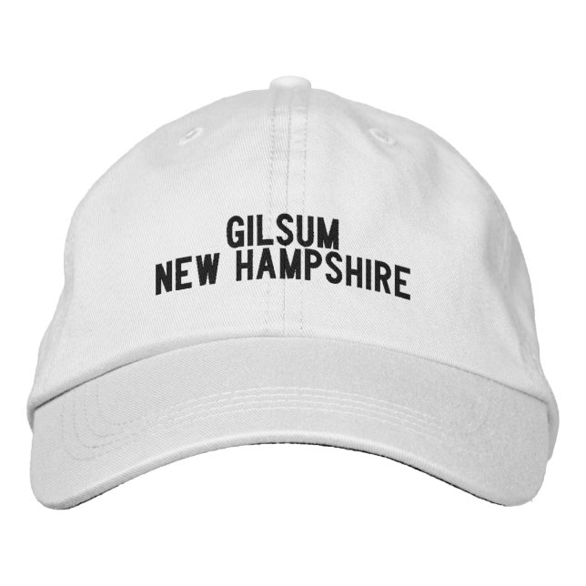 Gorra Bordada Sombrero Gilsum New Hampshire (Anverso)