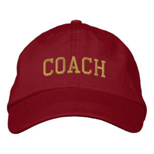 Gorra Bordada Sombrero/gorro de béisbol bordado de entrenador - 