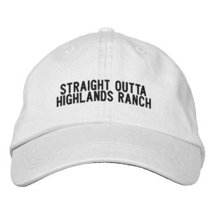 Gorra Bordada Sombrero Highlands Ranch Colorado
