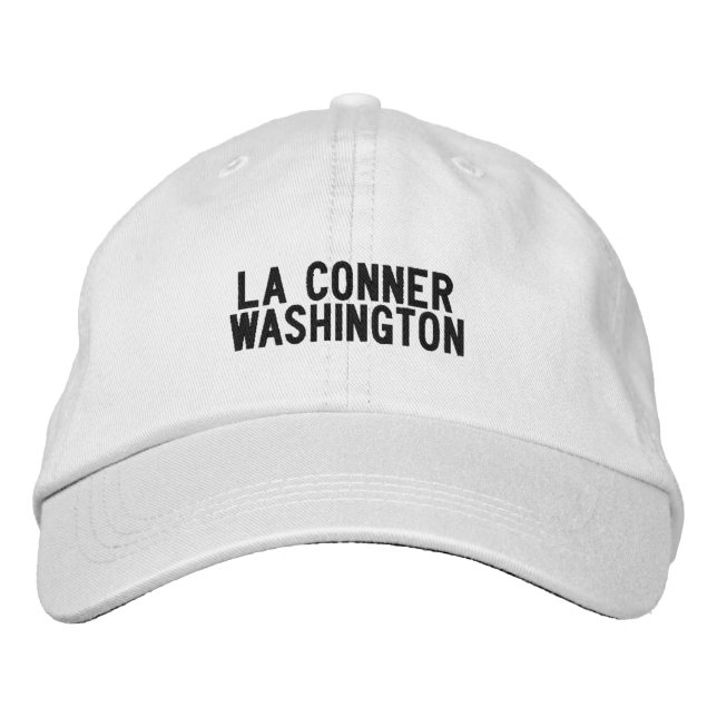 Gorra Bordada Sombrero LA Conner Washington (Anverso)