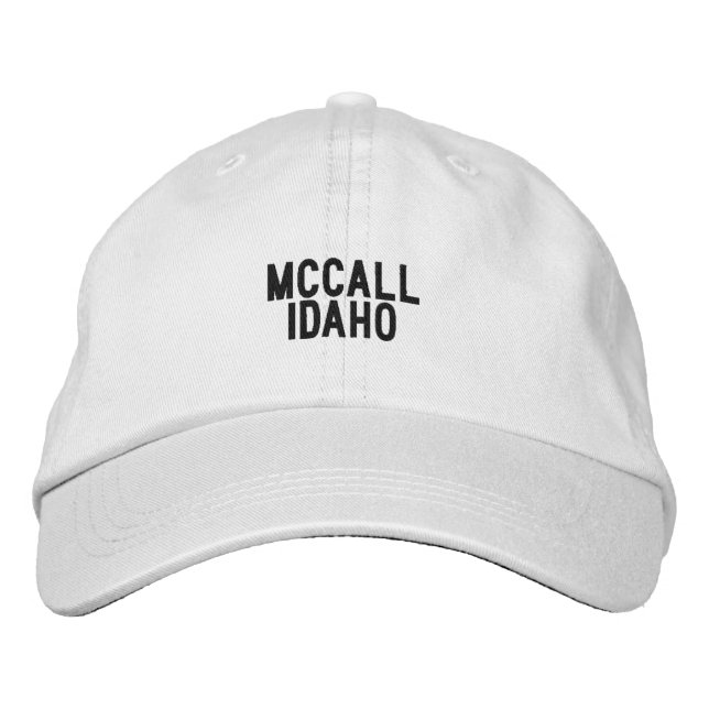 Gorra Bordada Sombrero McCall Idaho (Anverso)