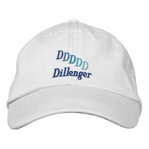 Gorra Bordada Sombrero - Nombre y Monograma Alternado