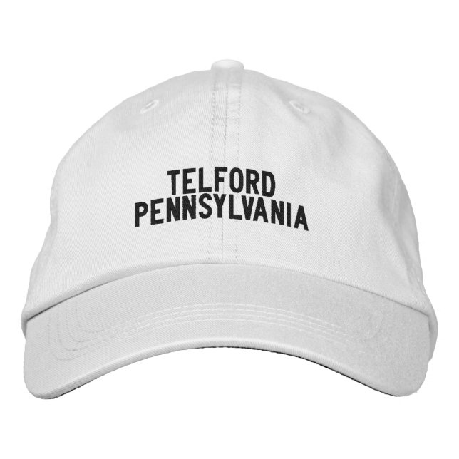 Gorra Bordada Sombrero Telford Pennsylvania (Anverso)
