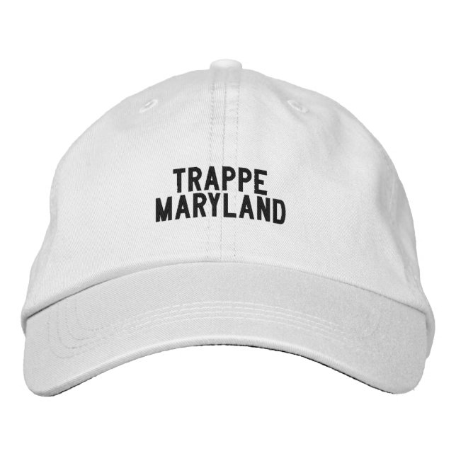 Gorra Bordada Sombrero Trappe Maryland (Anverso)