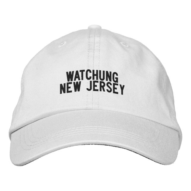 Gorra Bordada Sombrero Watchung Nueva Jersey (Anverso)
