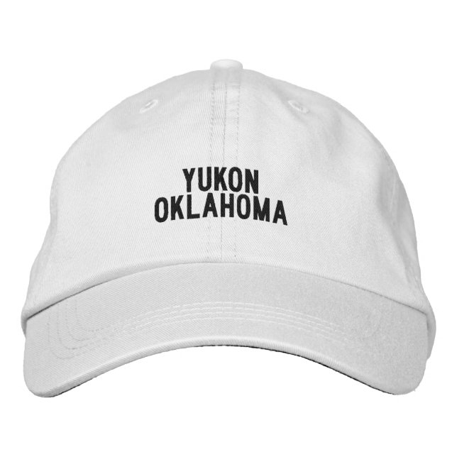 Gorra Bordada Sombrero YUKON Oklahoma (Anverso)