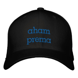Gorra Bordada soy amor divino aham prema mantra Azul