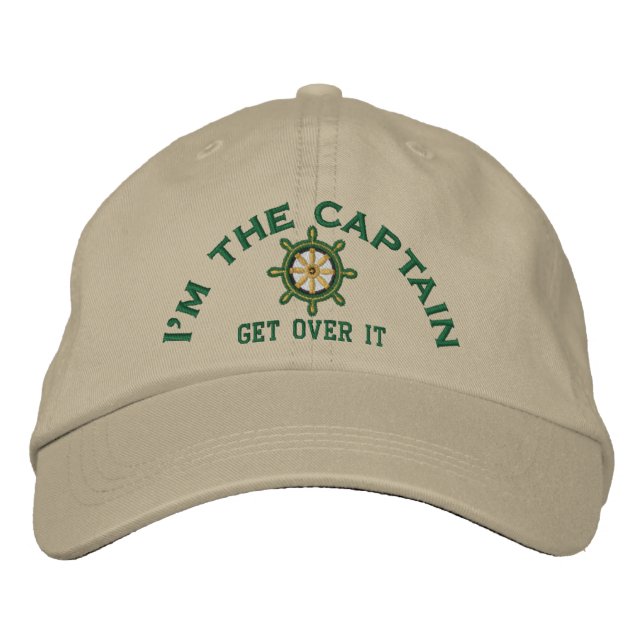 Gorra Bordada Soy el Capitán, ¡Hazlo! (Anverso)