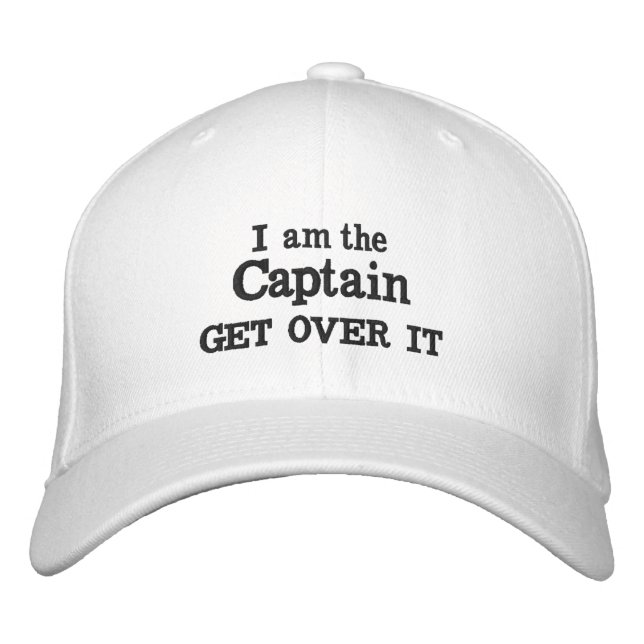Gorra Bordada Soy El Capitán Humor Nautical Anchor (Anverso)