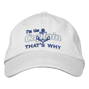 Gorra Bordada Soy el capitán, por eso es cómico