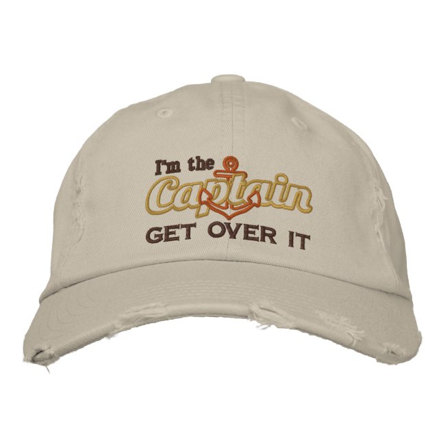 Gorra Bordada Soy el Capitán, súbete de él (Anverso)