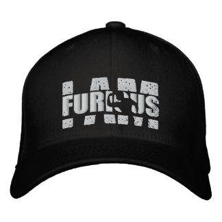 Gorra Bordada SOY FURIOSO logotipo blanco Tapa de estiramiento d