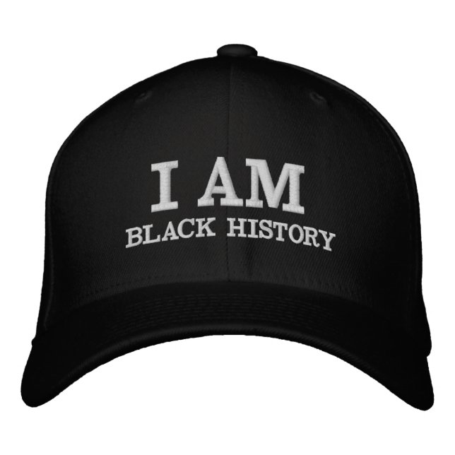 Gorra Bordada Soy historia negra (Anverso)