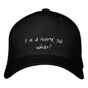 Gorra Bordada Soy un nerd, ¿y qué?