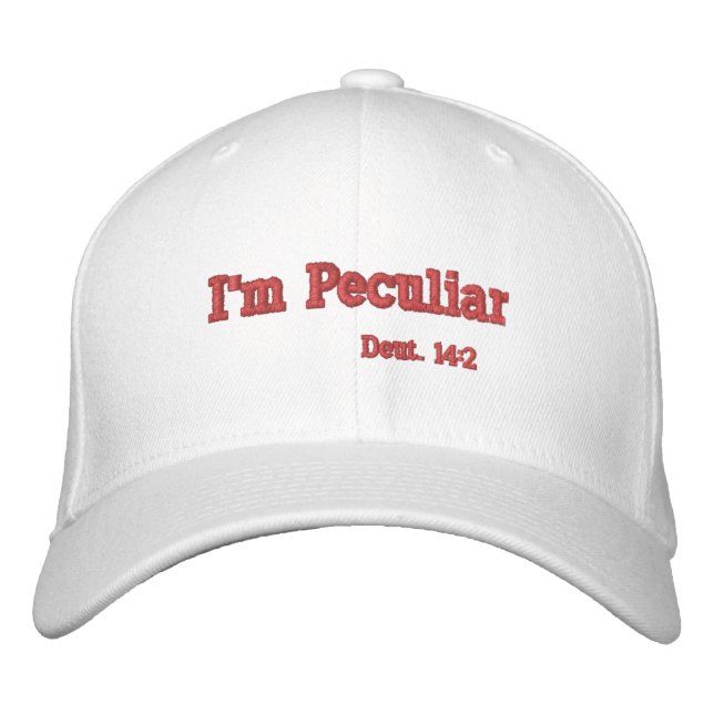 Gorra Bordada Soy un Personalizar peculiar (Anverso)