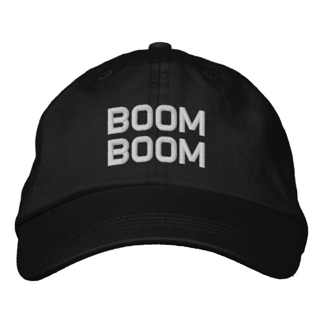 Gorra Bordada Sporting Gods Golf Accessories BOOM Estilo BOOM (Anverso)