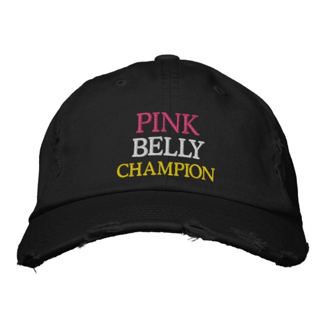 Gorra Bordada Sporting Gods School Games CHAMP BELLY PINK (Anverso)
