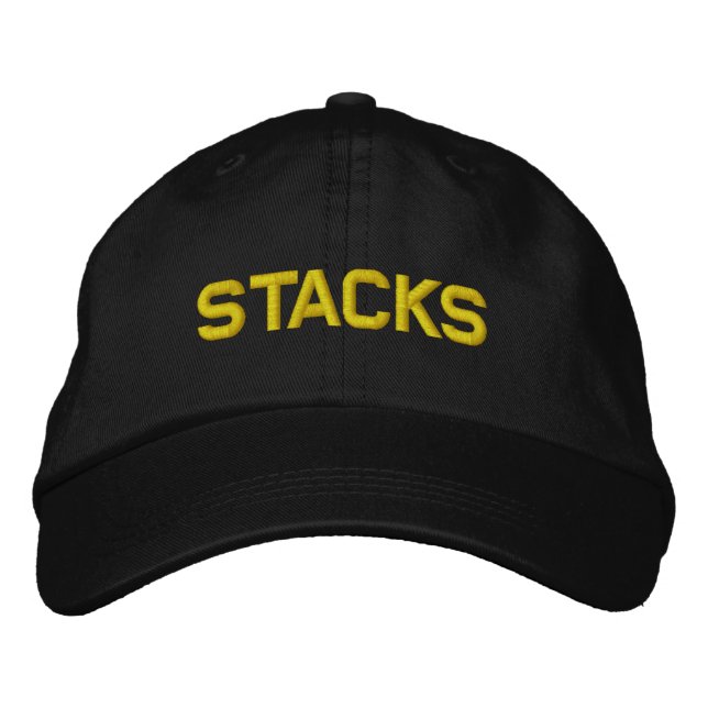 Gorra Bordada Sporting Goods Golf Accessories STACKS Style (Anverso)