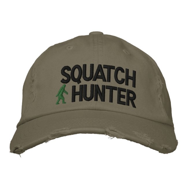 Gorra Bordada Squatch Hunter (Anverso)