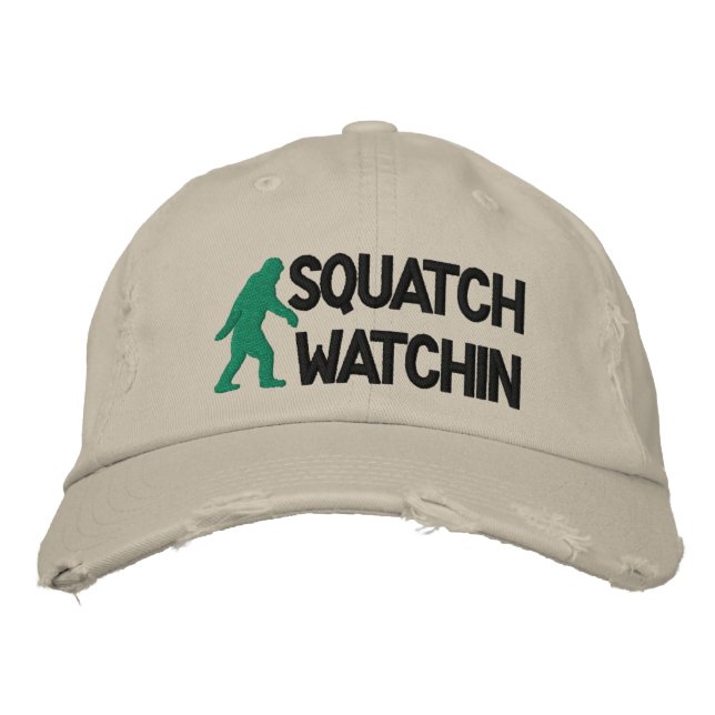 Gorra Bordada Squatch watchin (Anverso)