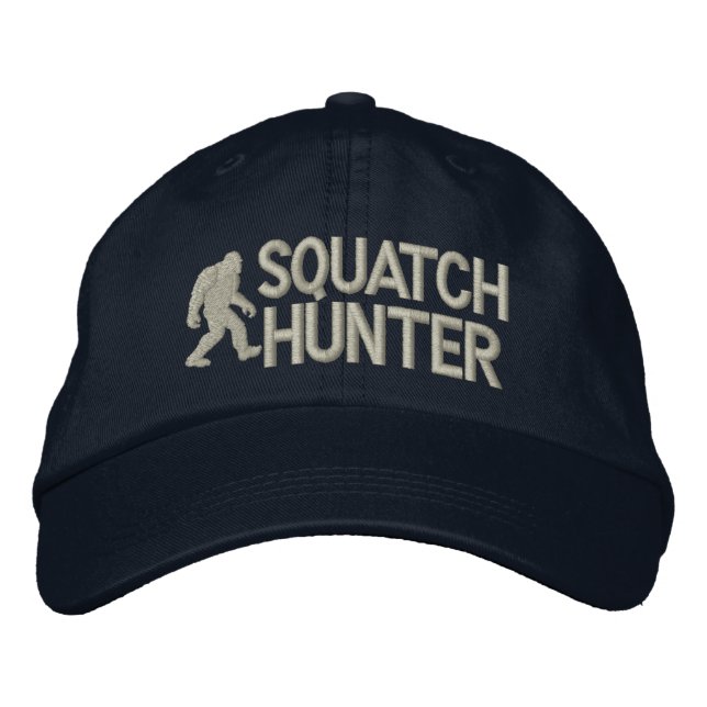 Gorra Bordada Squatchin - Cazador de escotillas (Anverso)
