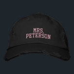 Gorra Bordada Sra. Apellido Novia A Ser Recién Conposada<br><div class="desc">Sra. Apellido Novia A Ser Recién Conposada</div>