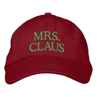 Gorra Bordada Sra. Claus