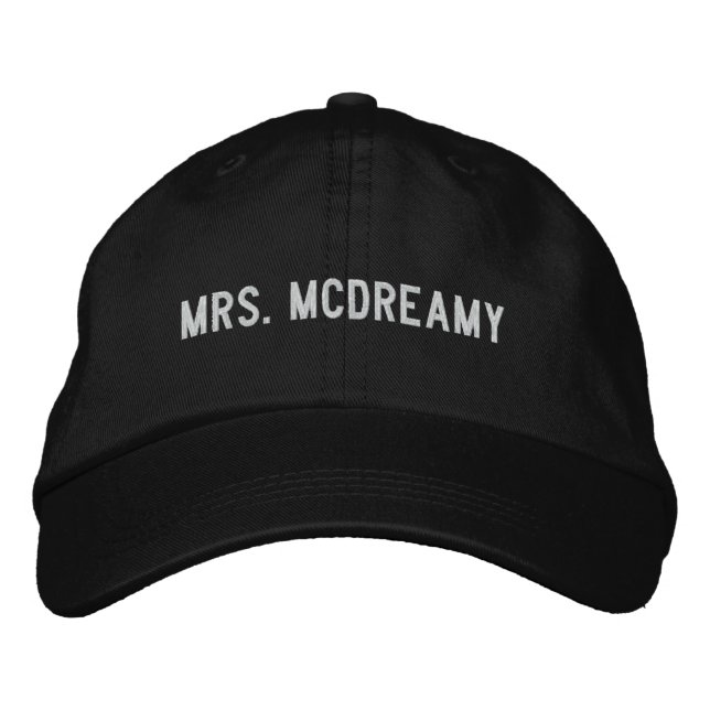 Gorra Bordada Sra. McDreamy (Anverso)
