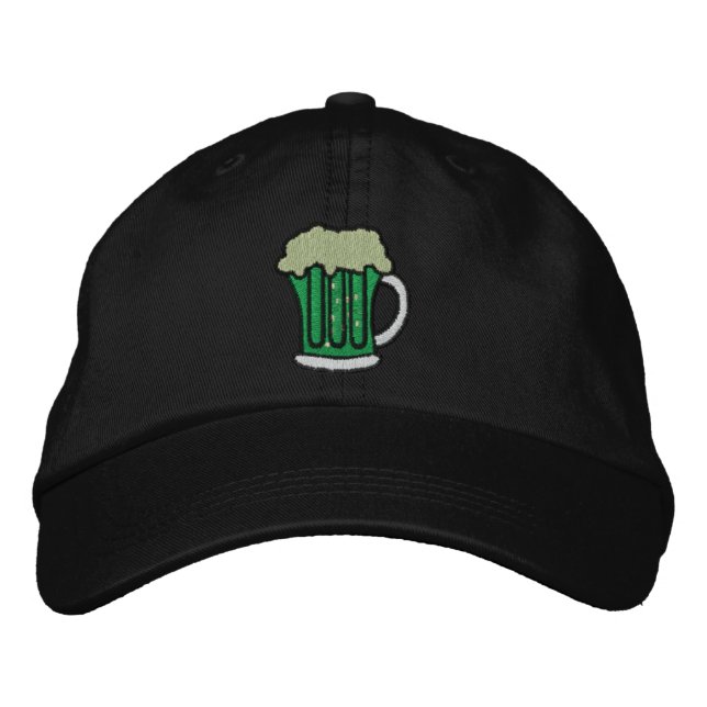 Gorra Bordada St. Patrick's Day Green Beer Embroidered Caps (Anverso)