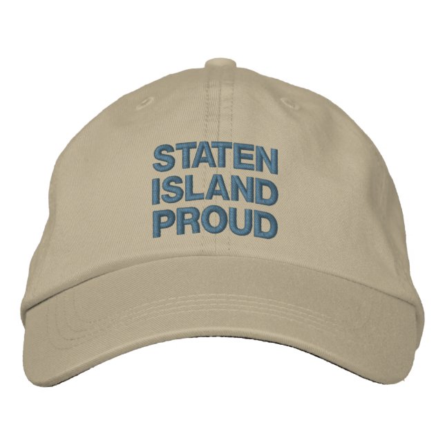 Gorra Bordada STATEN ISLAND PROUD cap (Anverso)