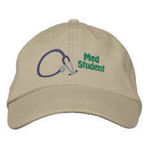 Gorra Bordada Stethoscope Estudiante de Medicina