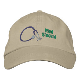 Gorra Bordada Stethoscope Med Student Embroidered Cap