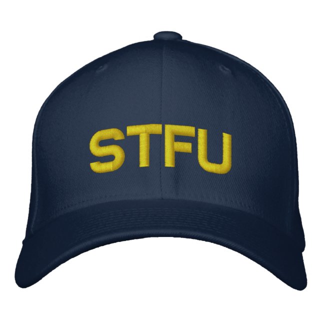 GORRA BORDADA STFU (Anverso)