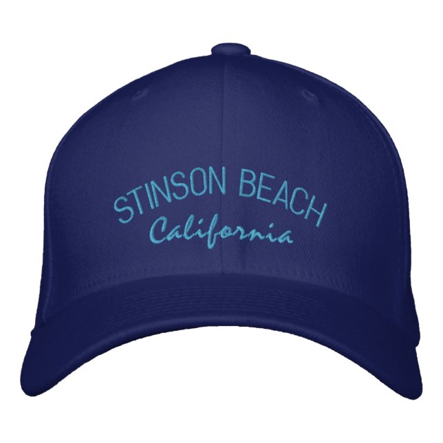 Gorra Bordada Stinson Beach California (Anverso)