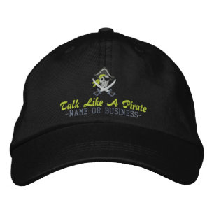 Gorra Bordada Su bordado personalizado del pirata