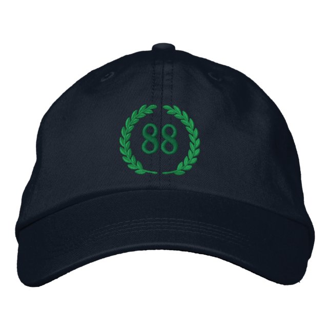 Gorra Bordada Su edad número año Embroidery Bordado Cap (Anverso)