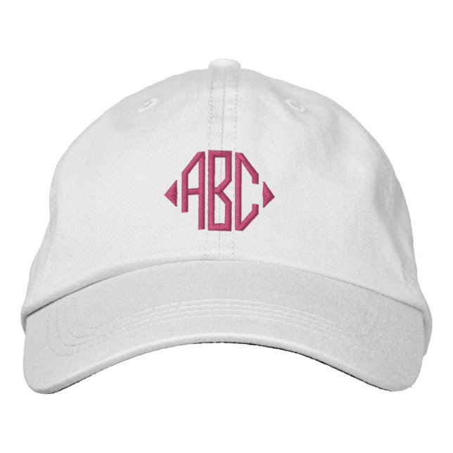 Gorra Bordada Su Monograma Personalizado  (Anverso)