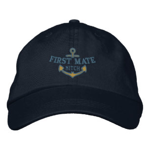 Gorra Bordada Su nombre en el primer compañero del bordado