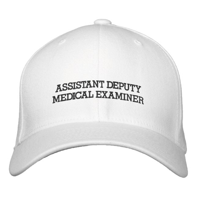 Gorra Bordada Subdirector Médico (Anverso)