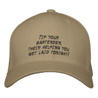 Gorra Bordada Sugerencia para el barman
