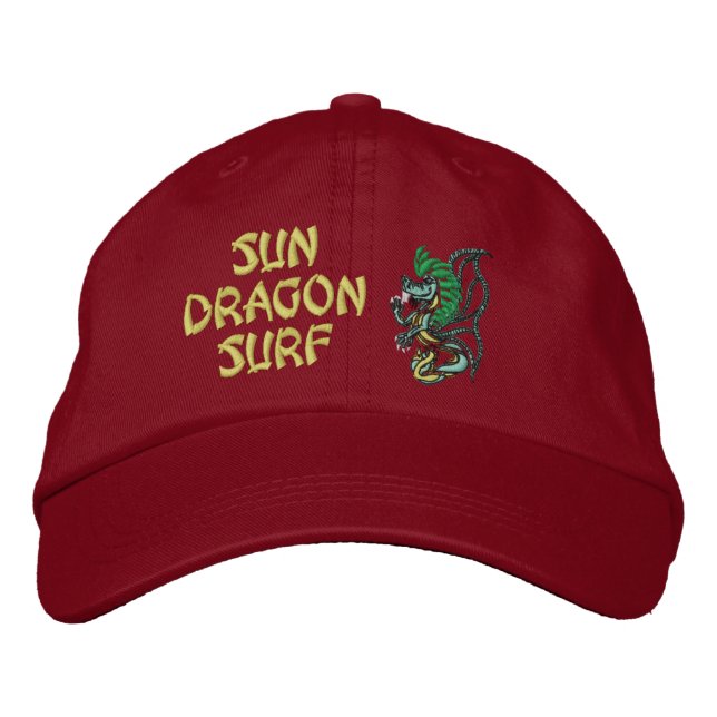 Gorra Bordada Sun Dragon Surf (Anverso)