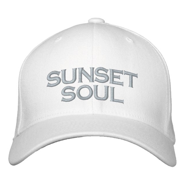 Gorra Bordada SUNSET SOUL Beach vibe Lake Life (Anverso)