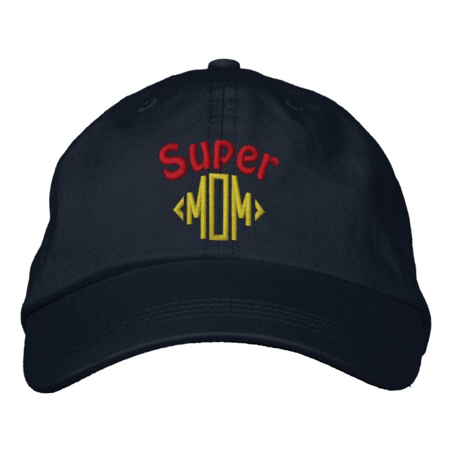 Gorra Bordada Super MOM (Anverso)