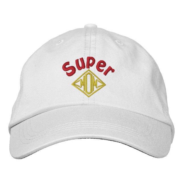 Gorra Bordada Super MOM (Anverso)