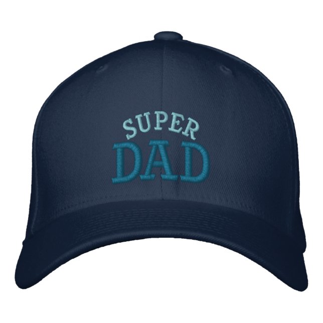 Gorra Bordada Super Papá (Anverso)