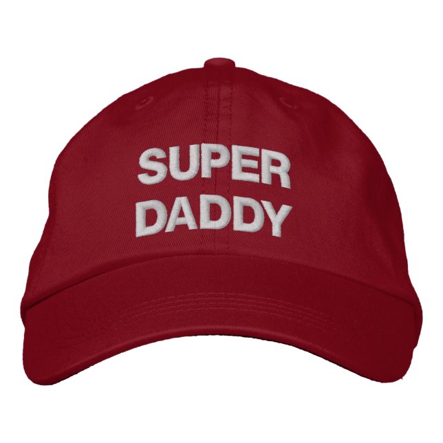 Gorra Bordada Super Papi (Anverso)